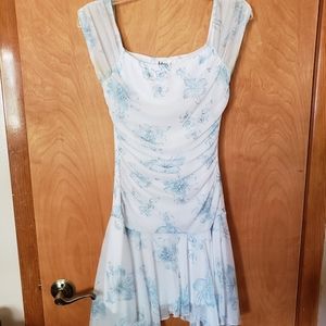 White and Blue Dress